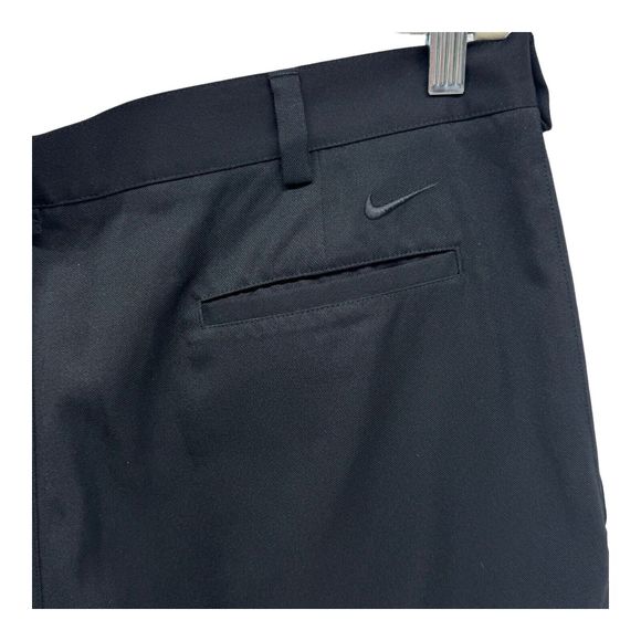 Nike Golf Shorts Mens 38 Black FitDry Casual Outdoor Golfing Classic Resort Prep - Picture 3 of 11